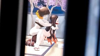 Futanari Demon Slayer Nezuko fucked by Futanari girl 60 FPS High Quality 3D Animated 4K Sound