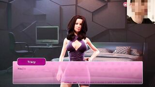 Upset Stepsister ( Tracy ) Fucks Leo at friend's House - "No Cum" - Game: My Lovely Stepsister