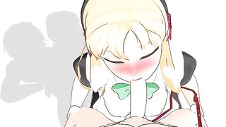 Test Animation Kneeling Maid Collared with Leash P