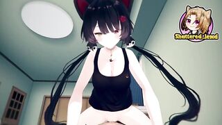 Inui is getting fucked in her room!