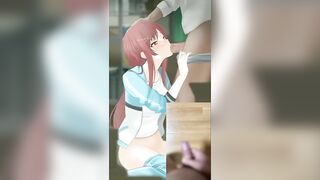 Cute Girl Blowjob Ejaculation Nakadashi Ejaculation JK Amateur Erotic Anime Hentai