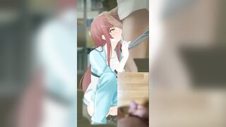 Cute Girl Blowjob Ejaculation Nakadashi Ejaculation JK Amateur Erotic Anime Hentai