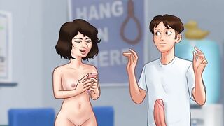Summertime Saga: Asian Girl Takes A Big Cock At Work - Episode 201
