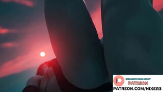 Raven Hard Anal Fucked And Getting Creampie | Teen Titans Sfm Hentai Animation 60Fps!