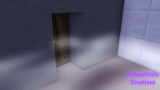 Jenny catches me in the bathroom | Minecraft Sex Mod