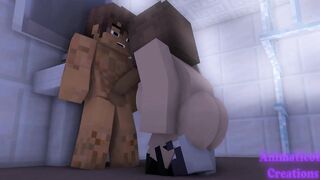 Jenny catches me in the bathroom | Minecraft Sex Mod