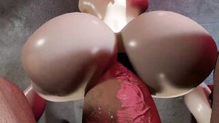 Chun Li Rough Anal - Uncensored Street Fighter 3D Cartoon Hentai