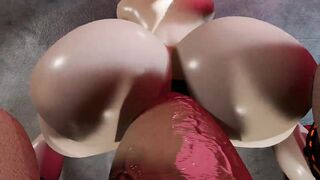 Chun Li Rough Anal - Uncensored Street Fighter 3D Cartoon Hentai
