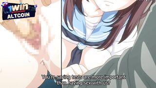 schoolgirl fucked on the bus by strangers and cum in throat