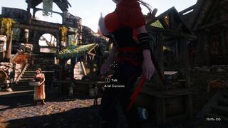Cute redhead grows during hugs - Skyrim GTS