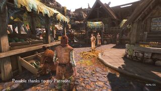 Cute redhead grows during hugs - Skyrim GTS