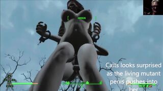 Mutant Penis Growth Vaccine Lesbian Love Affair: Fallout 4 Cait Fucked Hard AAF Sex Mods 3d