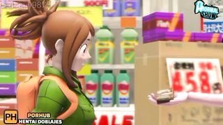 EL TRIO DE MINA, URARAKA Y KIRISHIMA BOKU NO HERO SEX ESPAÑOL