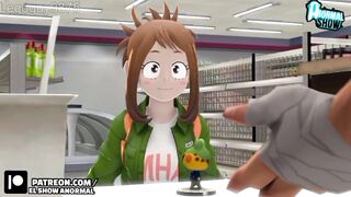 EL TRIO DE MINA, URARAKA Y KIRISHIMA BOKU NO HERO SEX ESPAÑOL