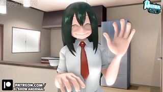EL TRIO DE MINA, URARAKA Y KIRISHIMA BOKU NO HERO SEX ESPAÑOL