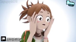 EL TRIO DE MINA, URARAKA Y KIRISHIMA BOKU NO HERO SEX ESPAÑOL