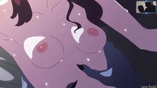 Akko and Natsumi She watching when her BestFriend is Fucked HARD