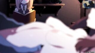 Akko and Natsumi She watching when her BestFriend is Fucked HARD