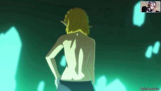 Zelda's bath time has a suprise visitor Hentai Uncensored