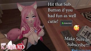 I BOUNCE and BEG for more of your CUM!!! CATGIRL gets COVERED in CUM!!!!