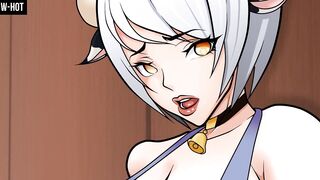 Fucking the Waifu cow's ass! (Hentai Animation)