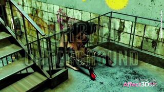 Urban Underground - 3D Futanari Animation by JT2XTREME