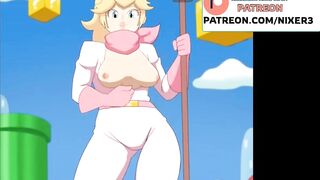 Princess Peach Hard Fucked By Mario On Special Traning: Hottest Mario Exclusive Hentai 60Fps