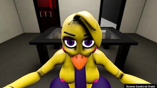 FNAF Sexy Chica Doing Blowjob