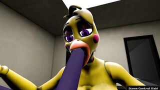 FNAF Sexy Chica Doing Blowjob