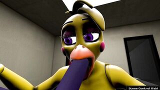 FNAF Sexy Chica Doing Blowjob
