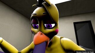 FNAF Sexy Chica Doing Blowjob