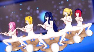 Ai Hoshino x Kana Arima x Rumi Hoshino x MEM Awa x Minami Hisashi - MMook JJi BBa [Oshinoko] 4k SEX