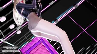 [MMD] D.Holic - Chewy Ahri Seraphine Akali Hot Kpop Dance League of Legends KDA Hentai