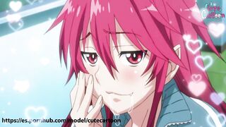 HOT vampire - SUCKS CUM to survive - (Hentai Itadaki Seieki / Best clips - part 3) - Cute [CARTOON]