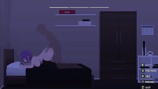 A friend fucks his gamer girlfriend ( PORN GAME )