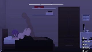 A friend fucks his gamer girlfriend ( PORN GAME )
