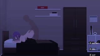 A friend fucks his gamer girlfriend ( PORN GAME )