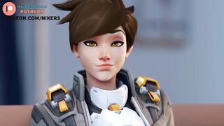 TRACER AMAIZING FOOTJOB | HOTTEST OVERWATCH HENTAI ANIMATION 60FPS