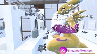 Public Bathroom Masterbation Sneezing Pixels PornHub Exculsive