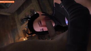 Skyrim cosplay - Eloni riding cook