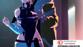 LUCY CYBERPUNK BLOWJOB AND SWALLOWS CUM DAVID | BEST CYBERPUNK HENTAI ANIMATIONS 60FPS