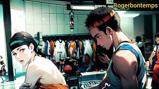 Horny basketball players Animation Cartoon porn Hentai