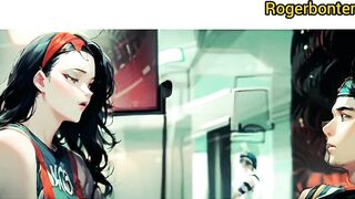 Horny basketball players Animation Cartoon porn Hentai