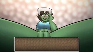 HornyCraft Zombie Girl Rubbing Her Pussy On Steve Face