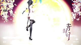 Ying Zhao Aether Gazer Hentai Undress Dancing Big Boobs Bouncing Chinese Girl MMD 3D