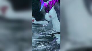 Furry Dragon Girl Dancing 2 (Porah)