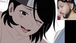 Sarada cachonda folla duro con Naruto
