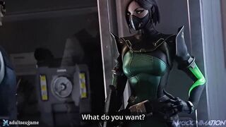 Chamber invited Viper out Animation (nagoonimation) [Valorant]