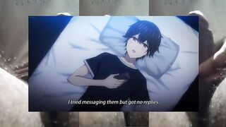 Surprise sex plan with boyfriend in public toilet first time college anime hentai cartoon animation