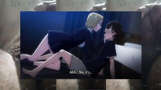 Surprise sex plan with boyfriend in public toilet first time college anime hentai cartoon animation